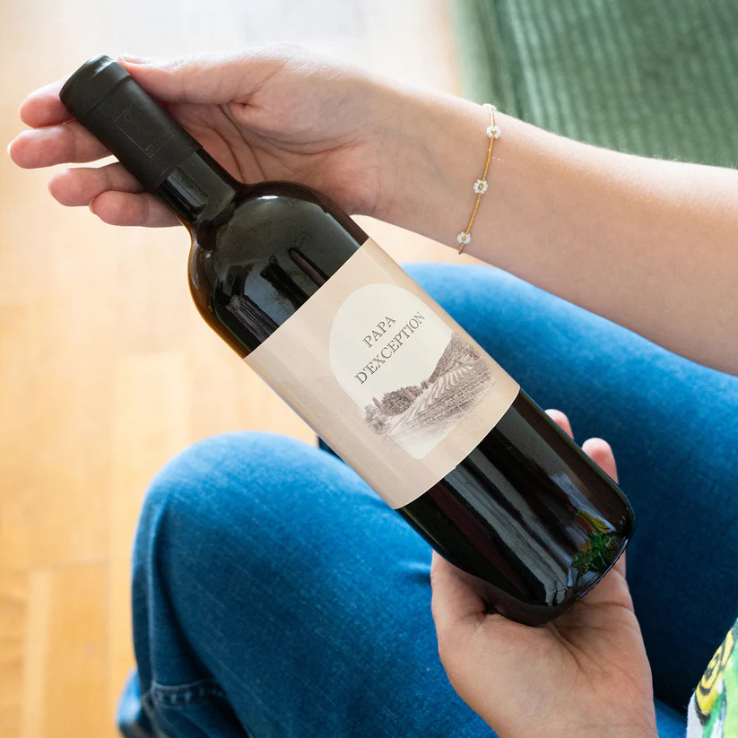 Bouteille de vin à personnaliser à 24.95€